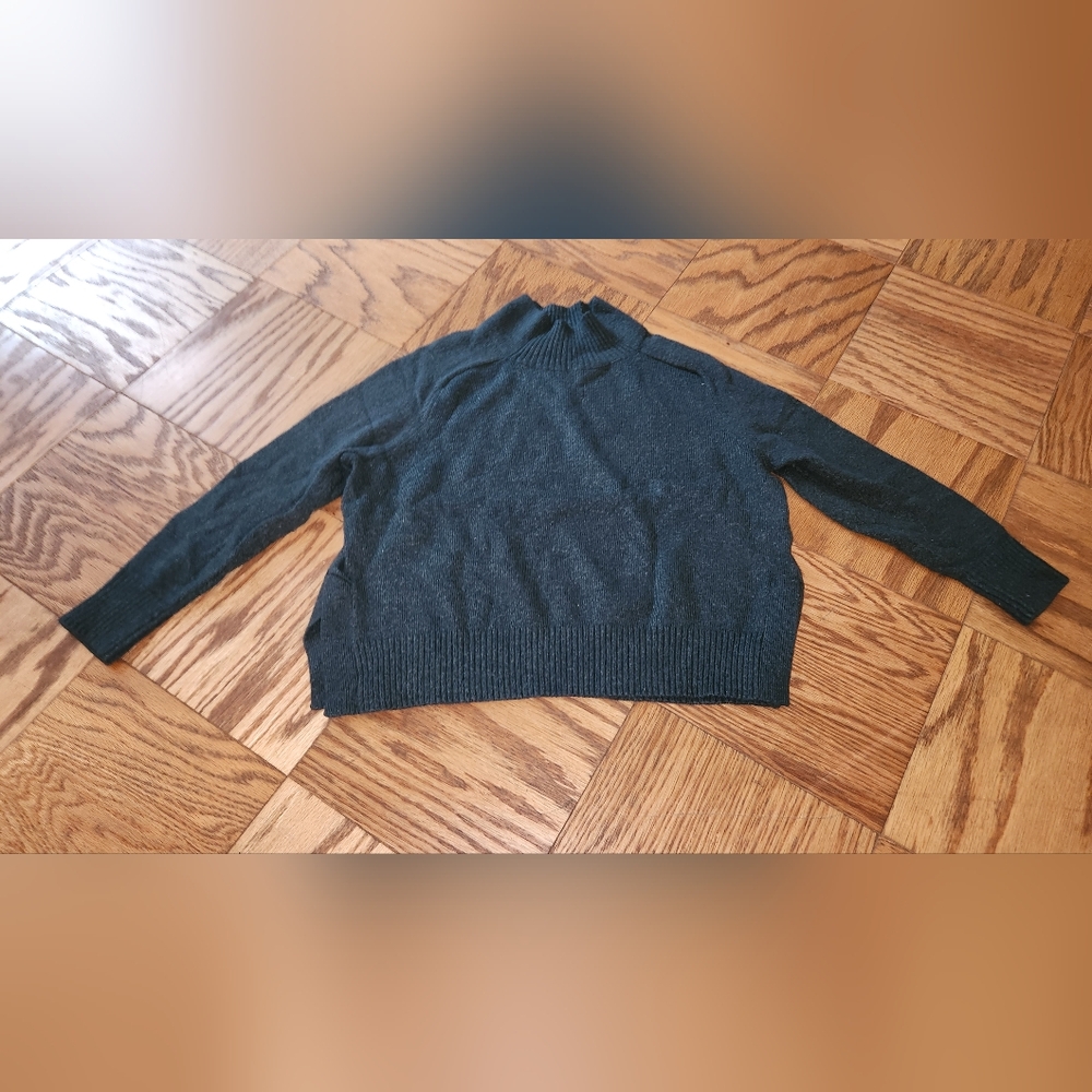 Banana Republic Men's Dark Gray Turtleneck Sweater